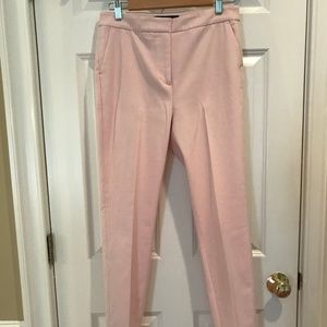 Zara Size 8 High-Waisted Baby Pink Pants